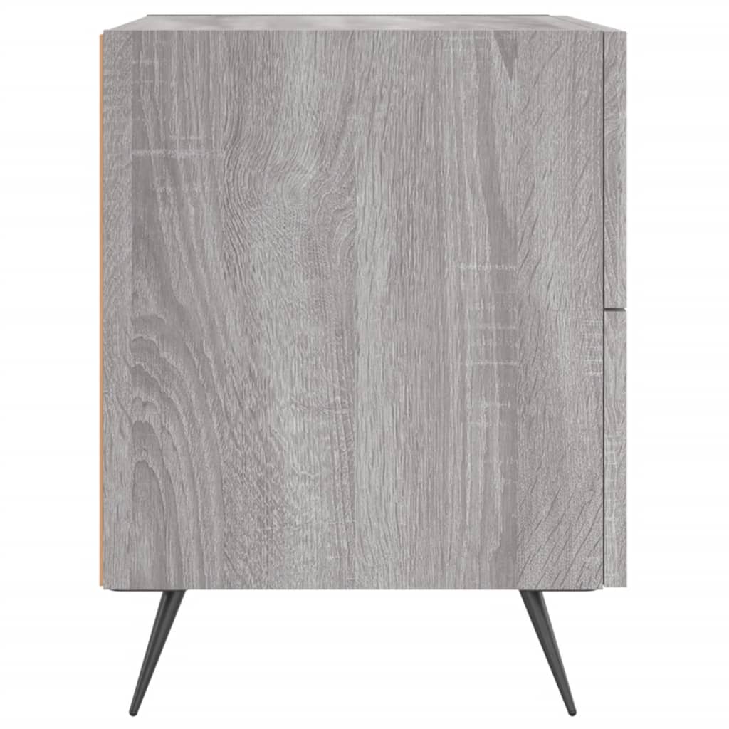Tables de chevet 2 pcs sonoma gris 40x35x47,5 cm - XIOS