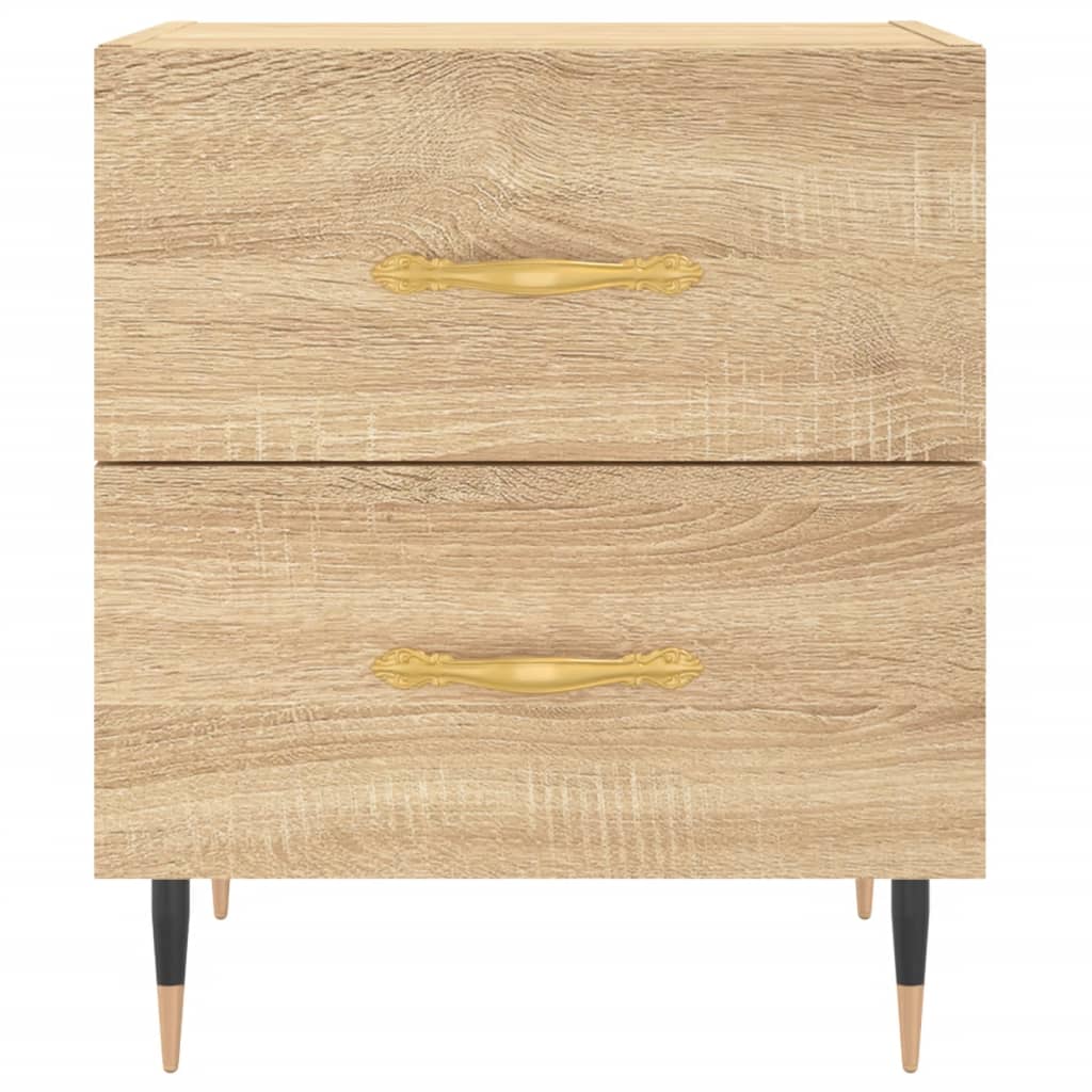 Table de chevet chêne sonoma 40x35x47,5 cm bois d’ingénierie - XIOS