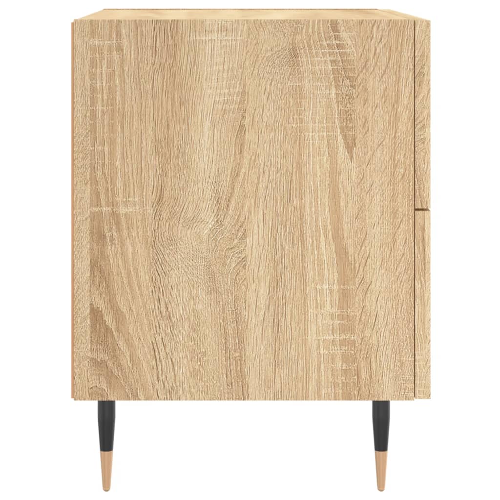 Table de chevet chêne sonoma 40x35x47,5 cm bois d’ingénierie - XIOS