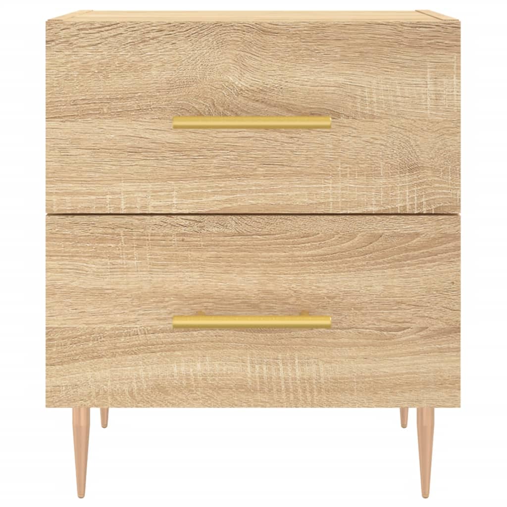 Table de chevet chêne sonoma 40x35x47,5 cm bois d’ingénierie - XIOS