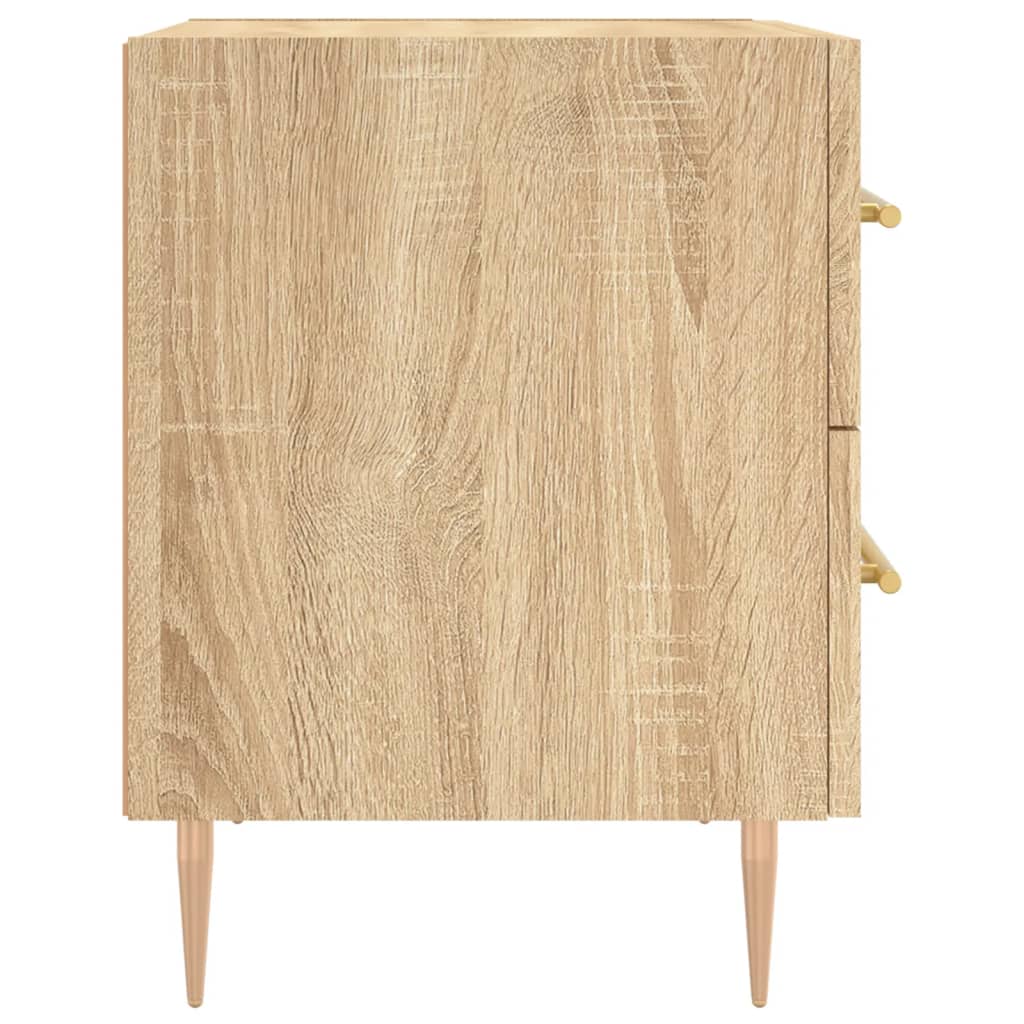 Table de chevet chêne sonoma 40x35x47,5 cm bois d’ingénierie - XIOS