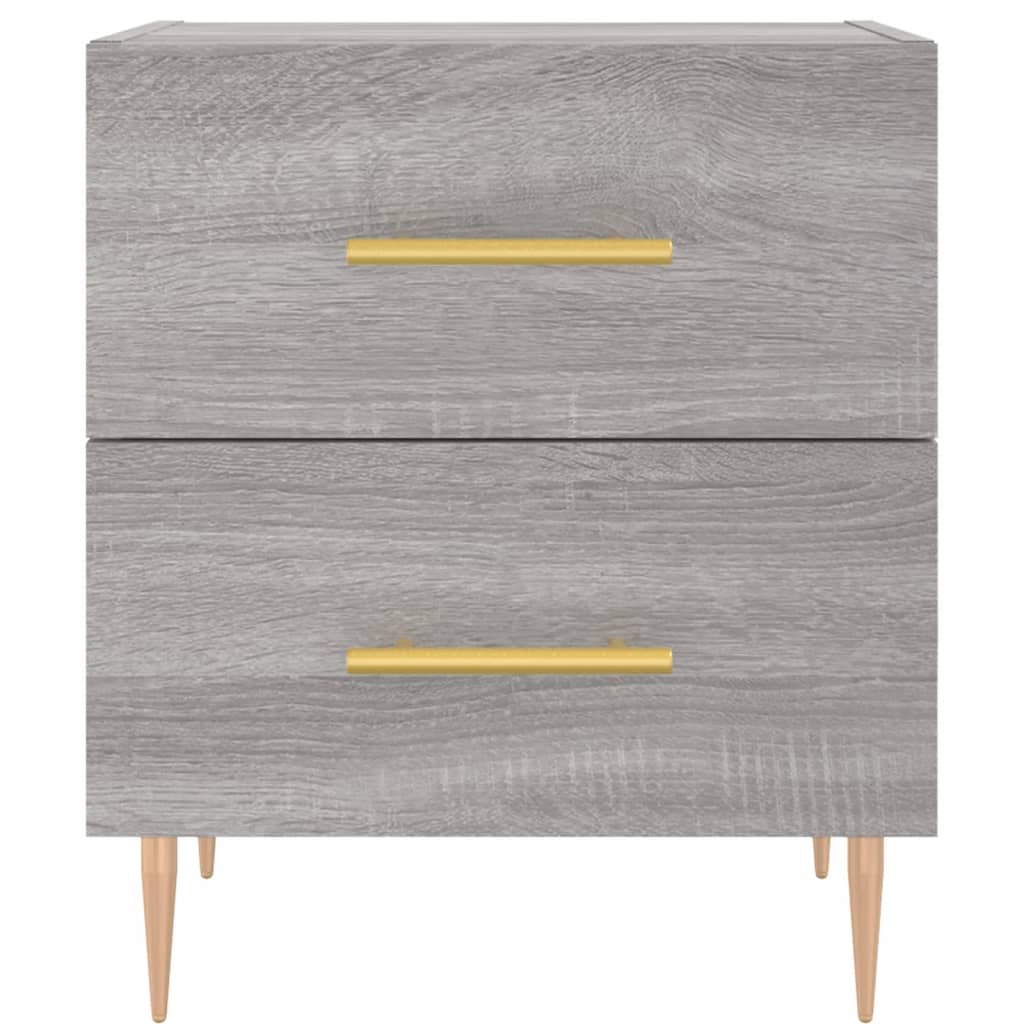 Tables de chevet 2 pcs sonoma gris 40x35x47,5 cm - XIOS