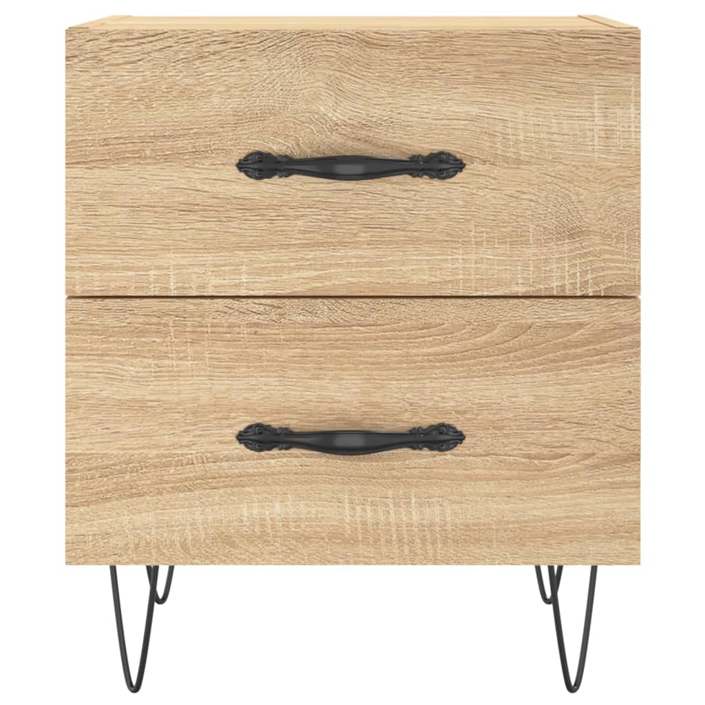 Tables de chevet 2 pcs chêne sonoma 40x35x47,5 cm - XIOS