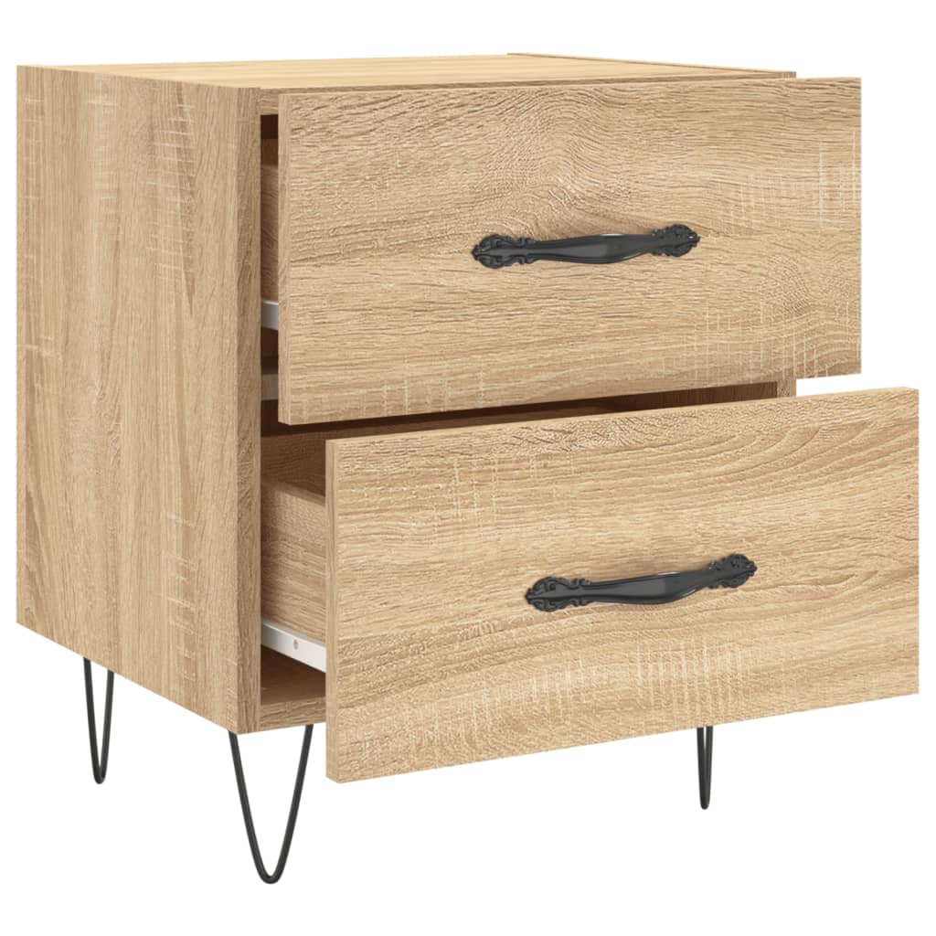 Tables de chevet 2 pcs chêne sonoma 40x35x47,5 cm - XIOS