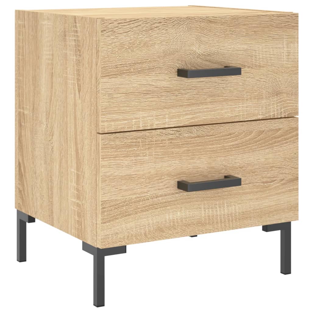 Table de chevet chêne sonoma 40x35x47,5 cm bois d’ingénierie - XIOS