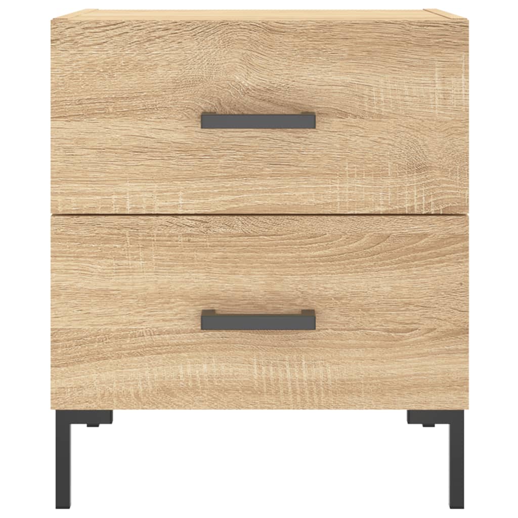 Table de chevet chêne sonoma 40x35x47,5 cm bois d’ingénierie - XIOS