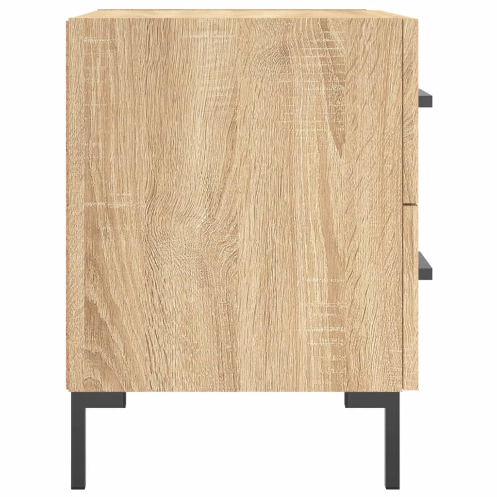 Table de chevet chêne sonoma 40x35x47,5 cm bois d’ingénierie - XIOS