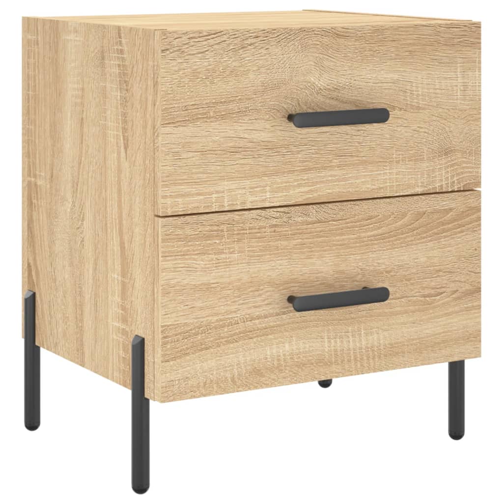 Table de chevet chêne sonoma 40x35x47,5 cm bois d’ingénierie - XIOS
