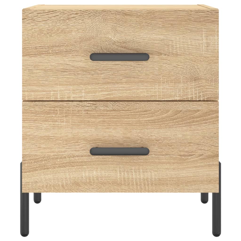 Table de chevet chêne sonoma 40x35x47,5 cm bois d’ingénierie - XIOS