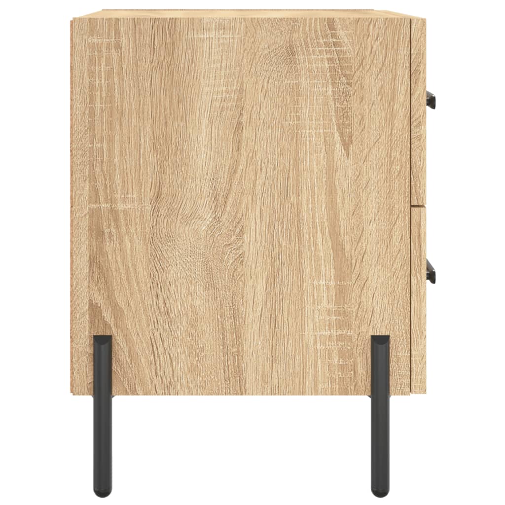 Table de chevet chêne sonoma 40x35x47,5 cm bois d’ingénierie - XIOS