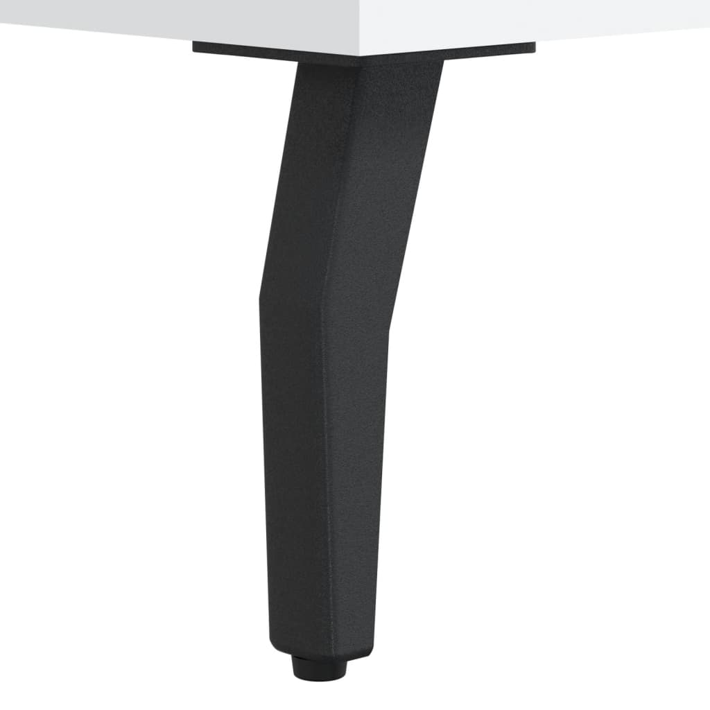 Table de chevet blanc 40x35x47,5 cm bois d’ingénierie - XIOS