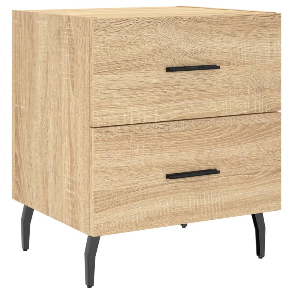 Table de chevet chêne sonoma 40x35x47,5 cm bois d’ingénierie - XIOS