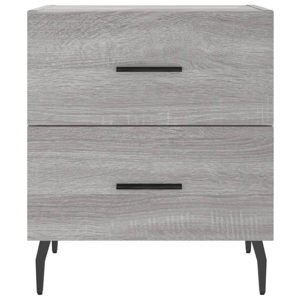Tables de chevet 2 pcs sonoma gris 40x35x47,5 cm - XIOS