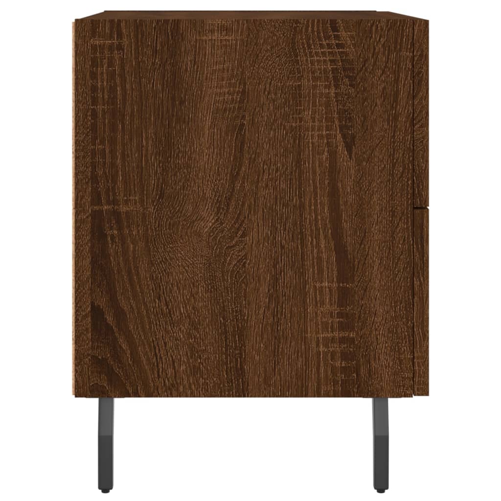 Tables de chevet 2 pcs chêne marron 40x35x47,5 cm - XIOS