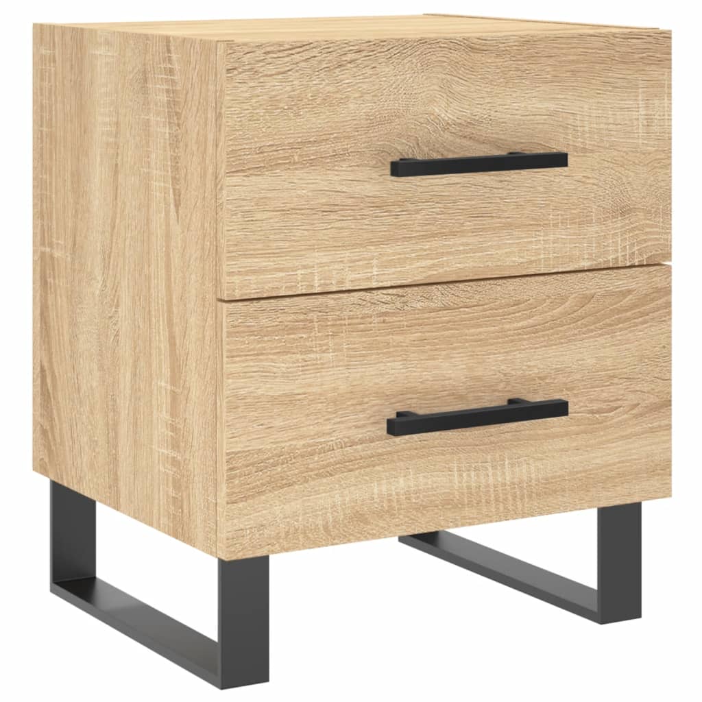 Table de chevet chêne sonoma 40x35x47,5 cm bois d’ingénierie - XIOS