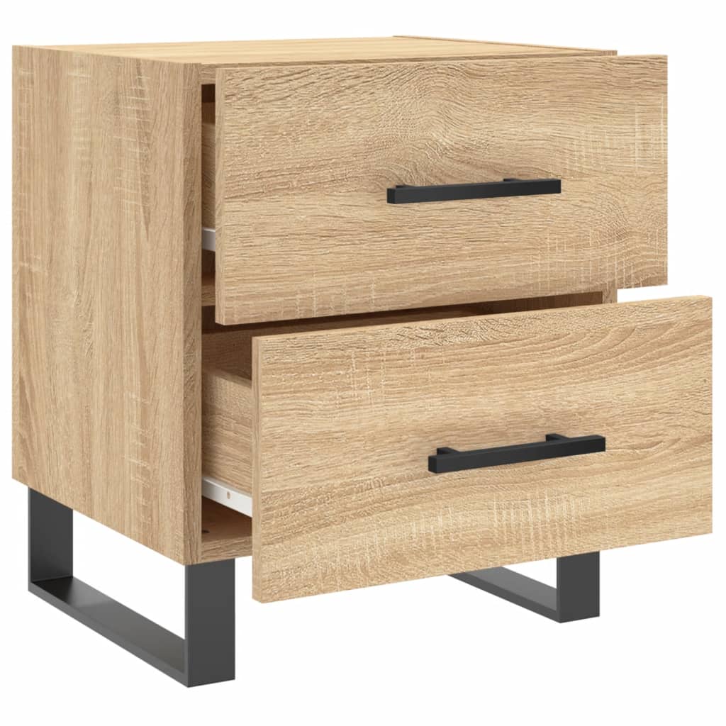 Table de chevet chêne sonoma 40x35x47,5 cm bois d’ingénierie - XIOS