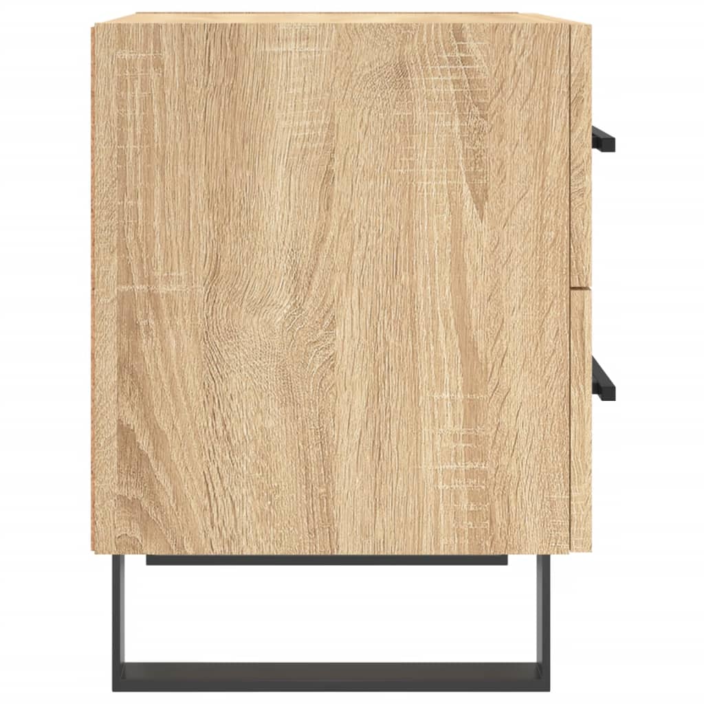 Table de chevet chêne sonoma 40x35x47,5 cm bois d’ingénierie - XIOS