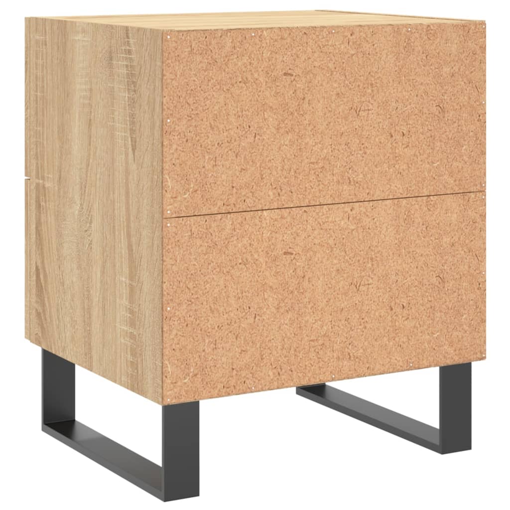 Table de chevet chêne sonoma 40x35x47,5 cm bois d’ingénierie - XIOS