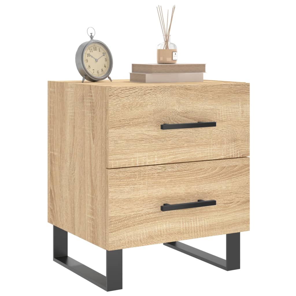 Tables de chevet 2 pcs chêne sonoma 40x35x47,5 cm - XIOS