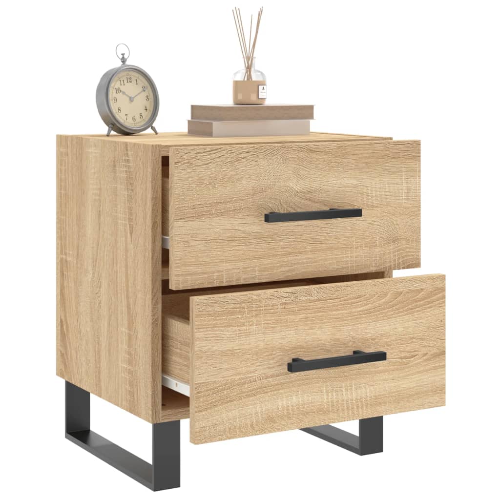 Tables de chevet 2 pcs chêne sonoma 40x35x47,5 cm - XIOS