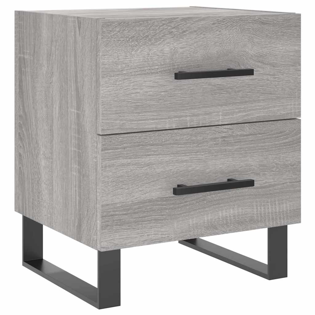 Tables de chevet 2 pcs sonoma gris 40x35x47,5 cm - XIOS