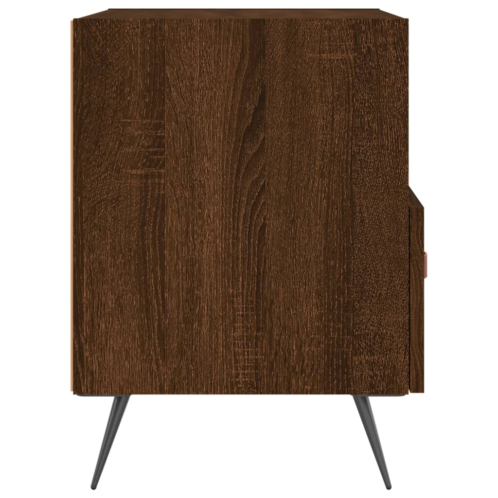 Tables de chevet 2 pcs chêne marron 40x35x47,5 cm - XIOS