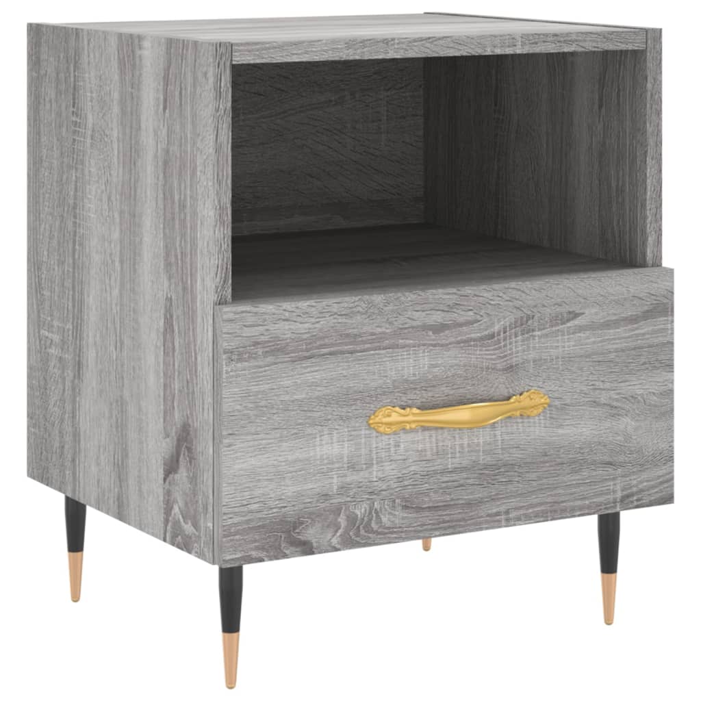 Tables de chevet 2 pcs sonoma gris 40x35x47,5 cm - XIOS