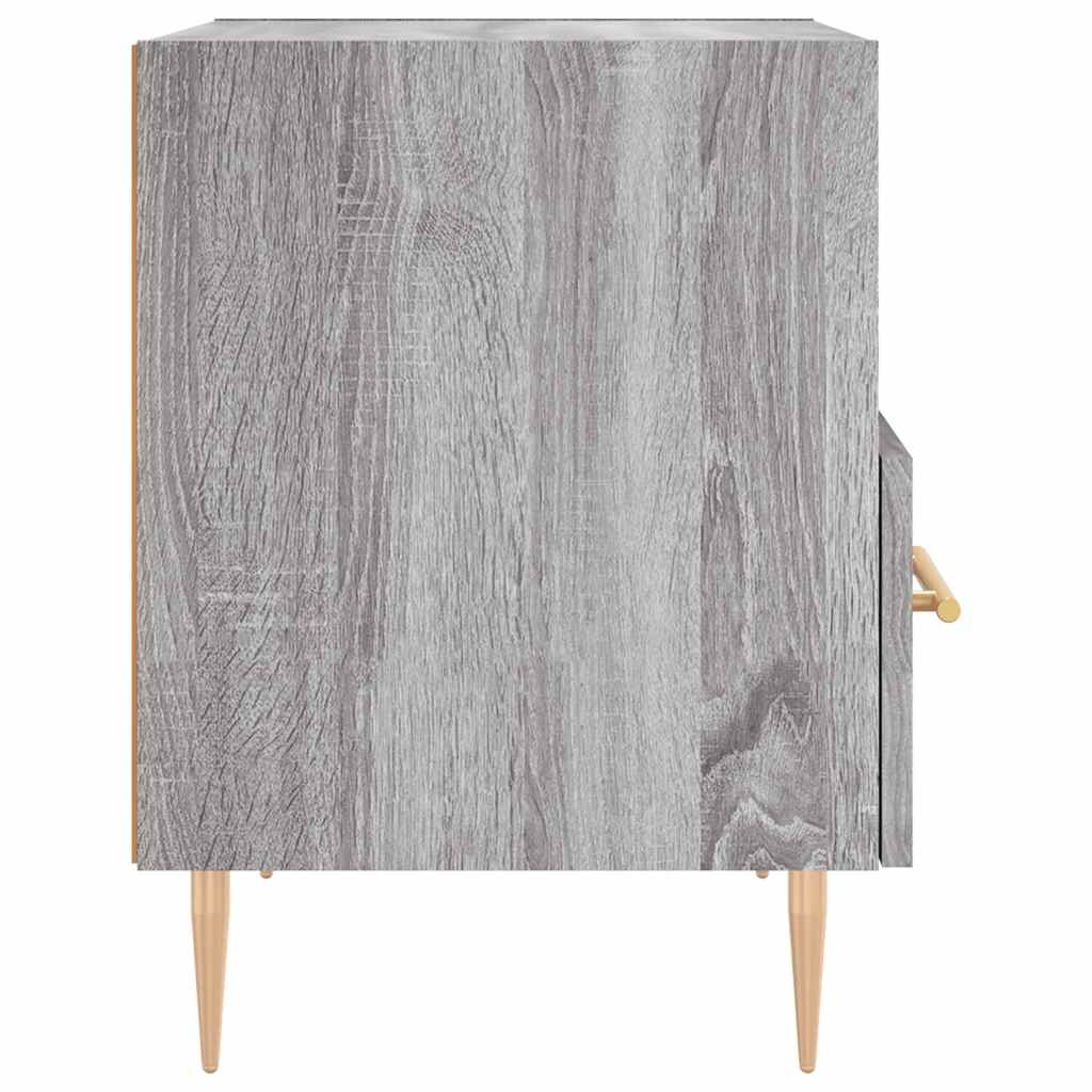 Tables de chevet 2 pcs sonoma gris 40x35x47,5 cm - XIOS