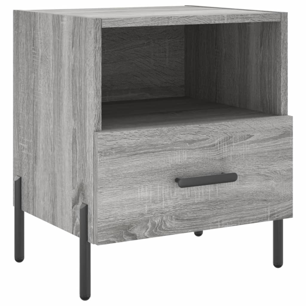 Tables de chevet 2 pcs sonoma gris 40x35x47,5 cm - XIOS