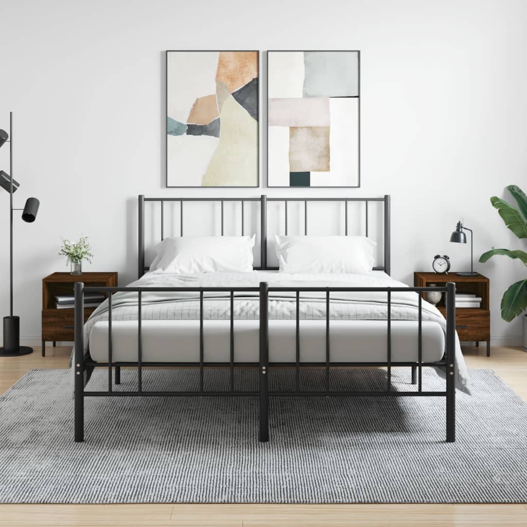 Tables de chevet 2 pcs chêne marron 40x35x47,5 cm - XIOS