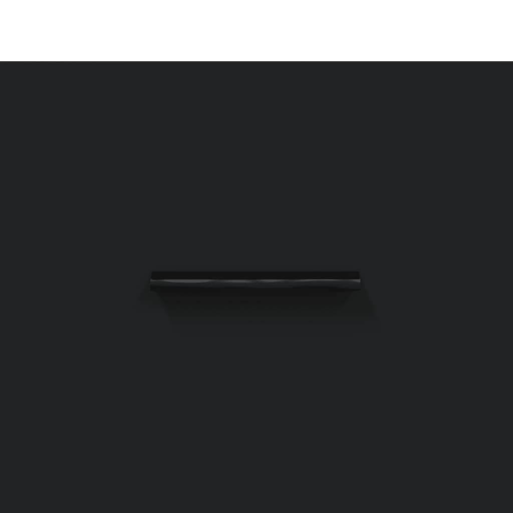 Tables de chevet 2 pcs noir 40x35x47,5 cm bois d’ingénierie - XIOS