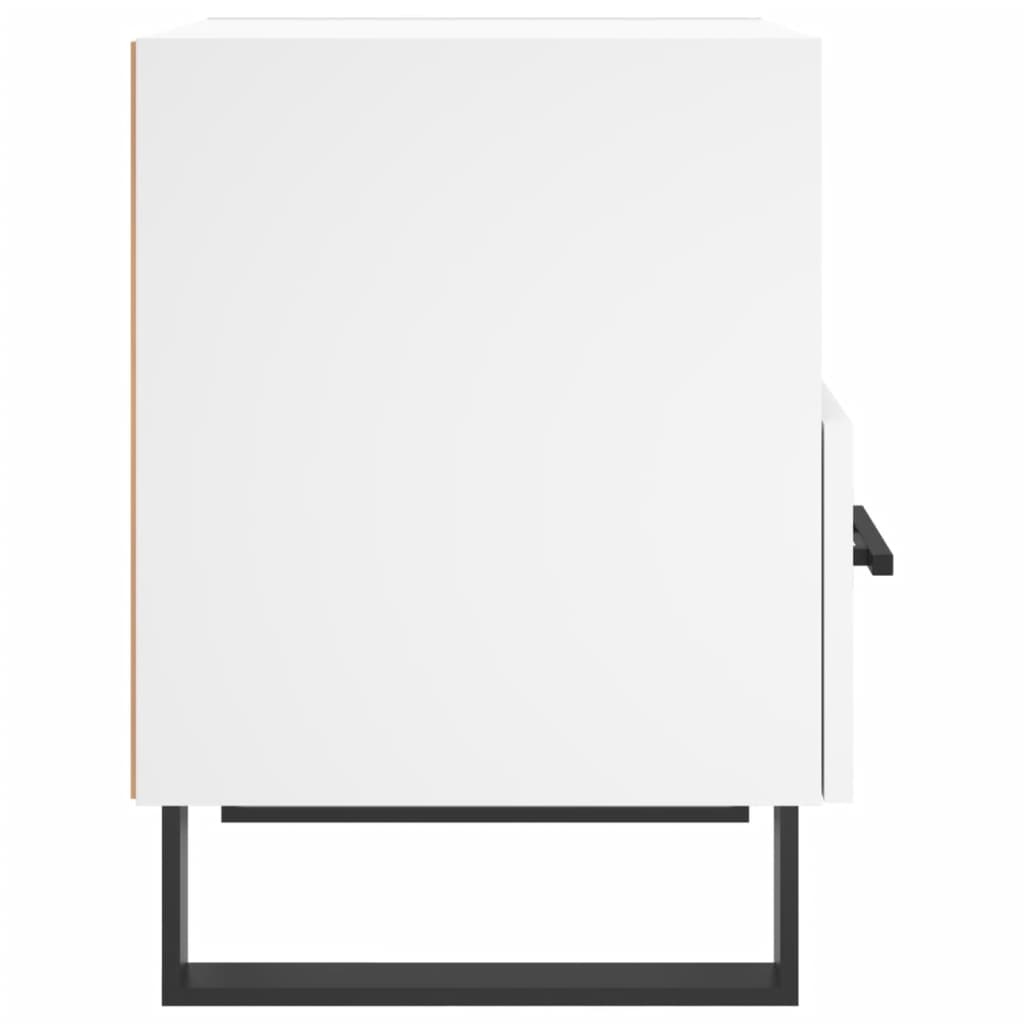Tables de chevet 2 pcs blanc 40x35x47,5 cm bois d’ingénierie - XIOS