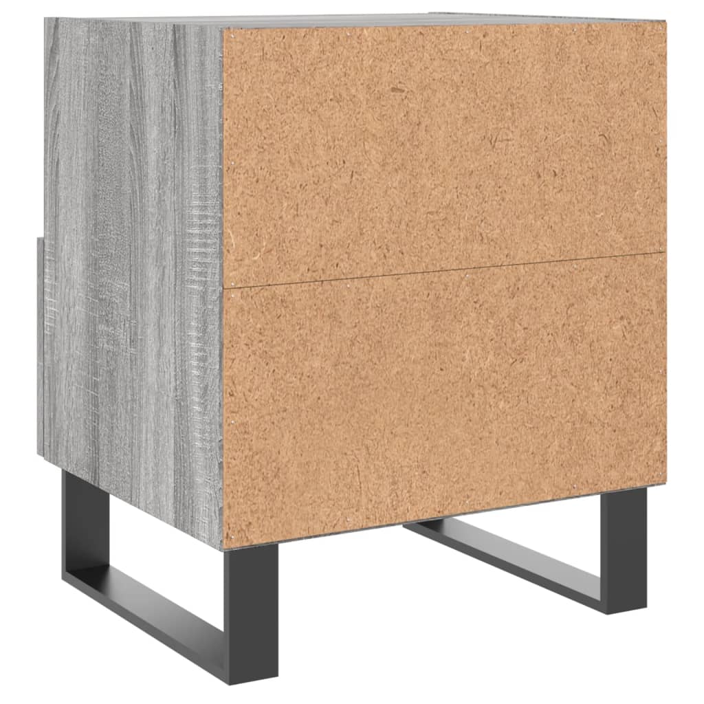 Tables de chevet 2 pcs sonoma gris 40x35x47,5 cm - XIOS