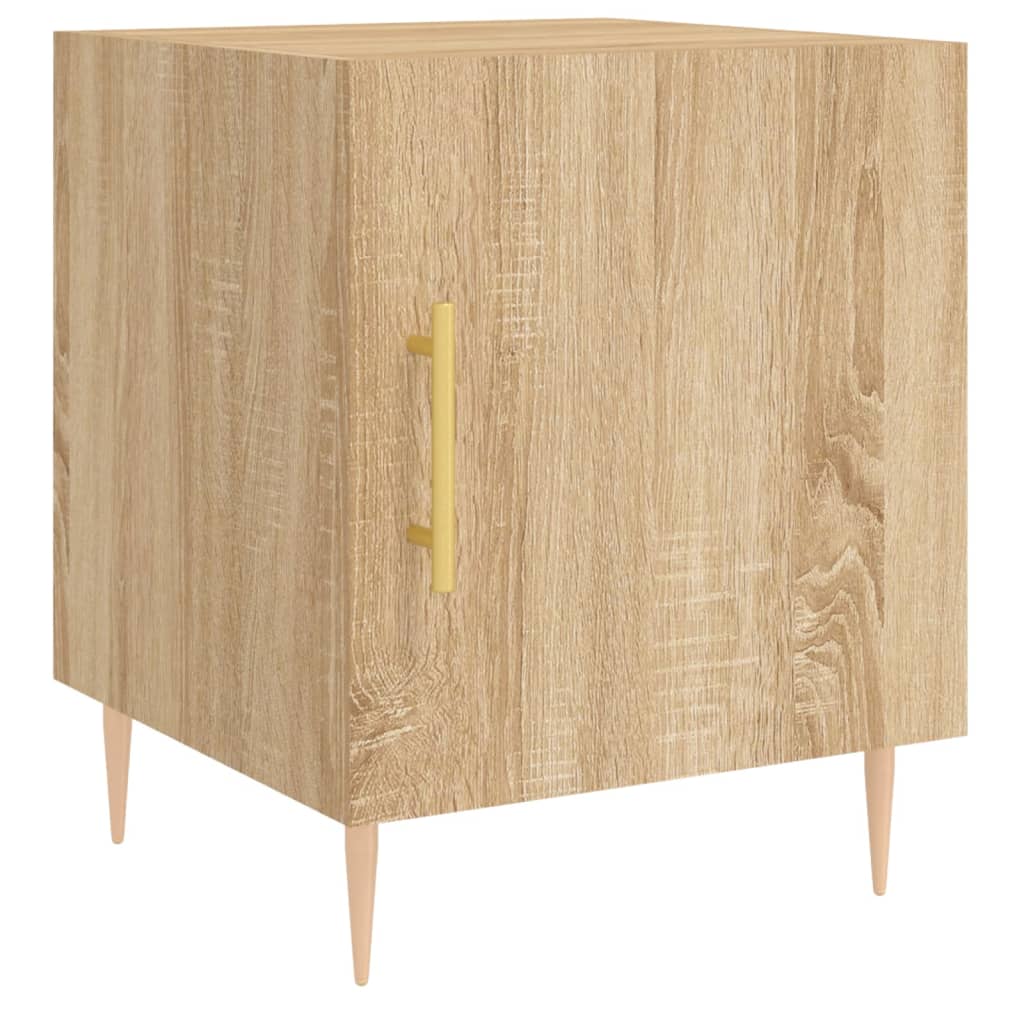 Tables de chevet 2 pcs chêne sonoma 40x40x50 cm bois ingénierie - XIOS