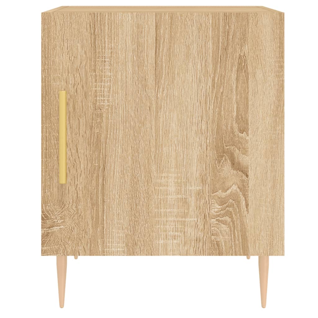 Tables de chevet 2 pcs chêne sonoma 40x40x50 cm bois ingénierie - XIOS