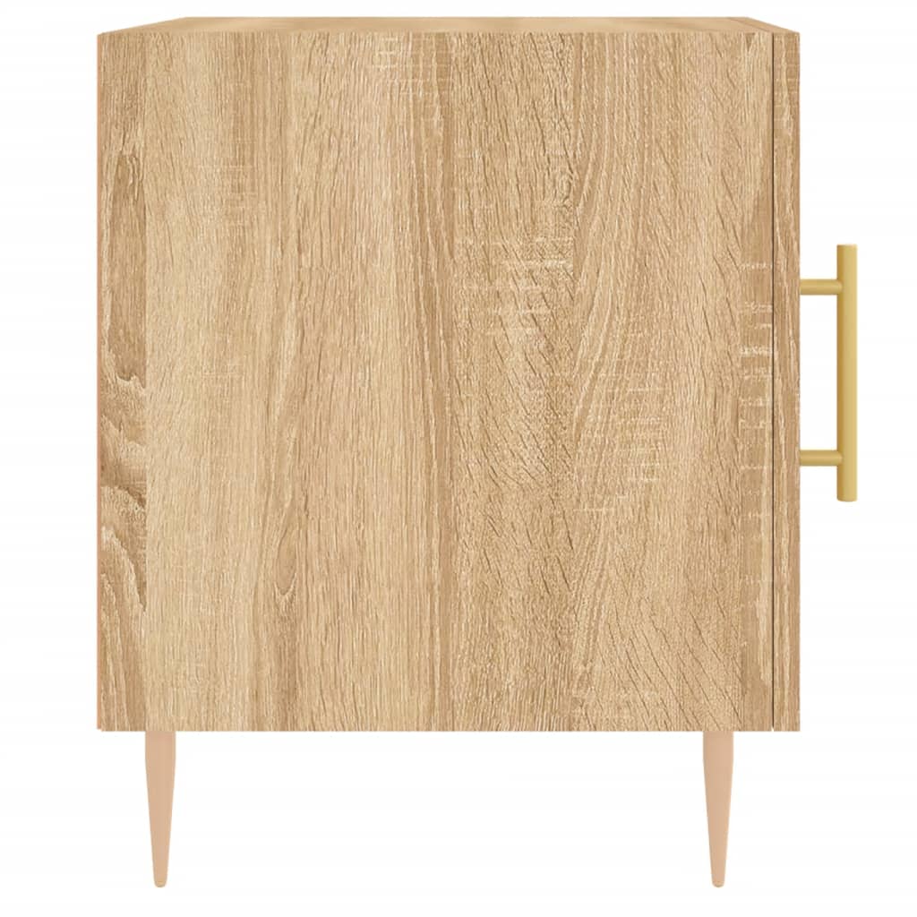 Tables de chevet 2 pcs chêne sonoma 40x40x50 cm bois ingénierie - XIOS