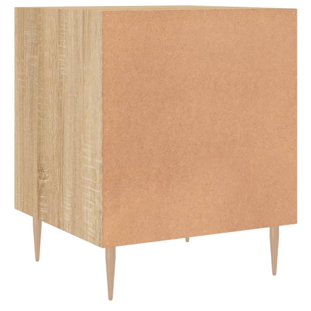 Tables de chevet 2 pcs chêne sonoma 40x40x50 cm bois ingénierie - XIOS