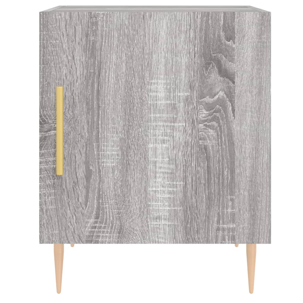 Tables de chevet 2 pcs sonoma gris 40x40x50cm bois d'ingénierie - XIOS