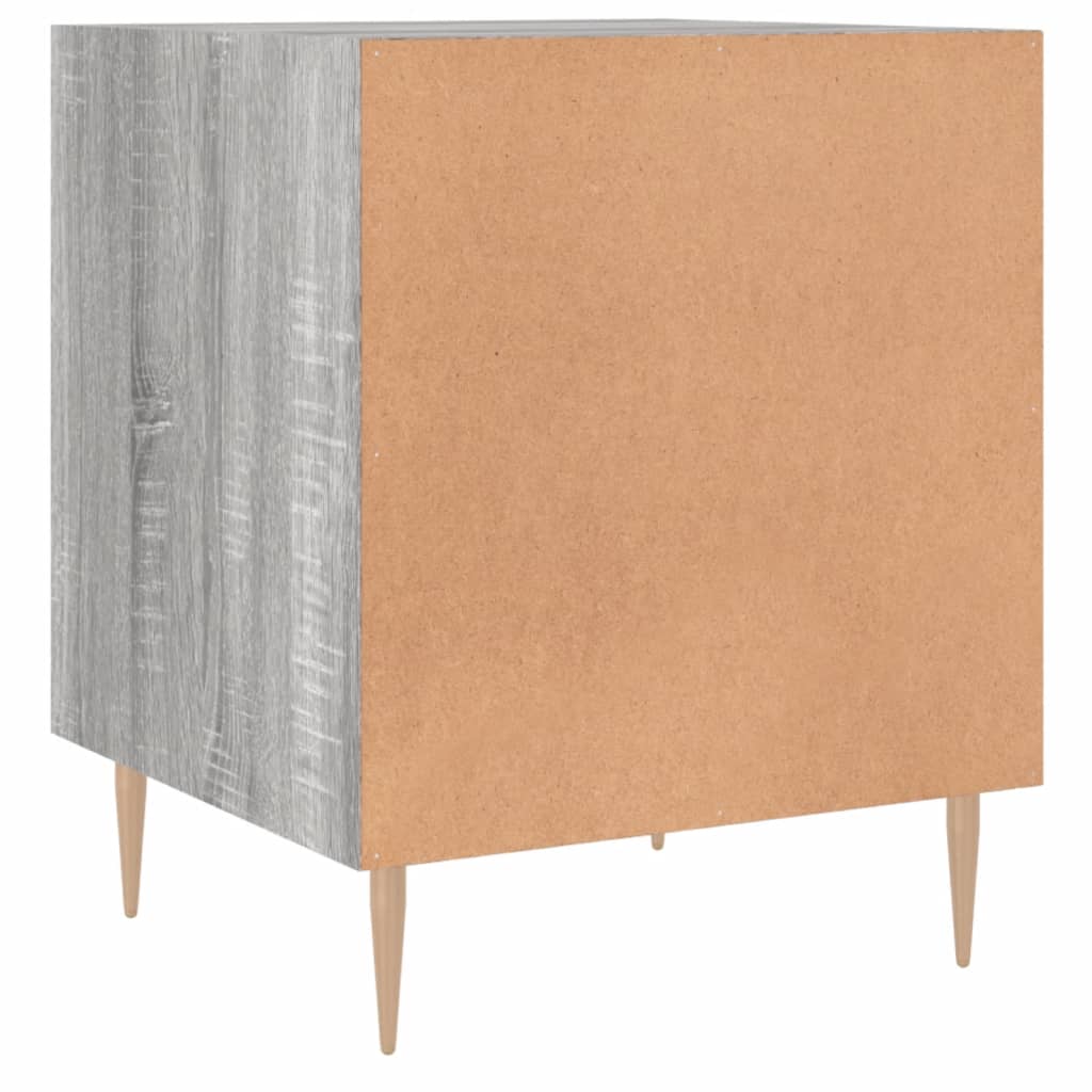 Tables de chevet 2 pcs sonoma gris 40x40x50cm bois d'ingénierie - XIOS