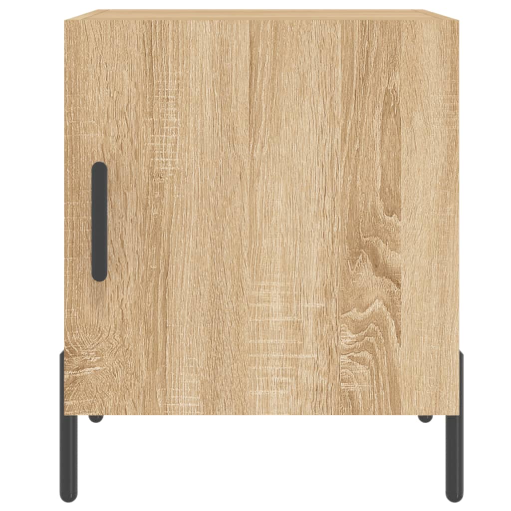 Table de chevet chêne sonoma 40x40x50 cm bois d’ingénierie - XIOS