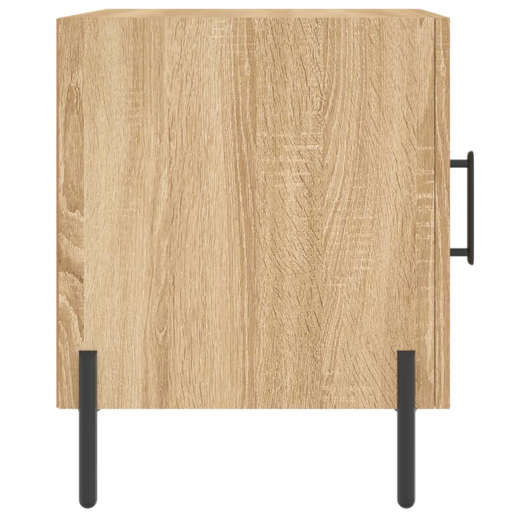 Table de chevet chêne sonoma 40x40x50 cm bois d’ingénierie - XIOS