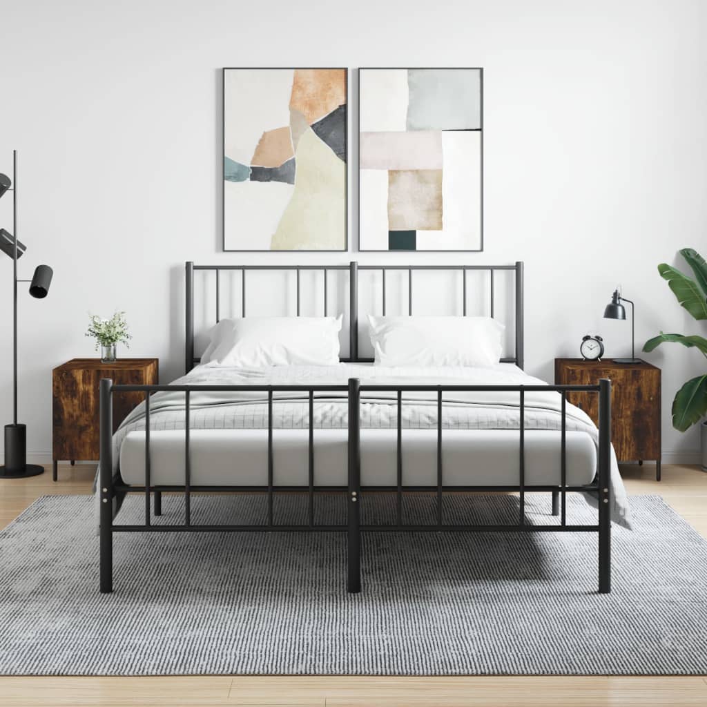 Tables de chevet 2 pcs chêne fumé 40x40x50 cm bois d'ingénierie - XIOS