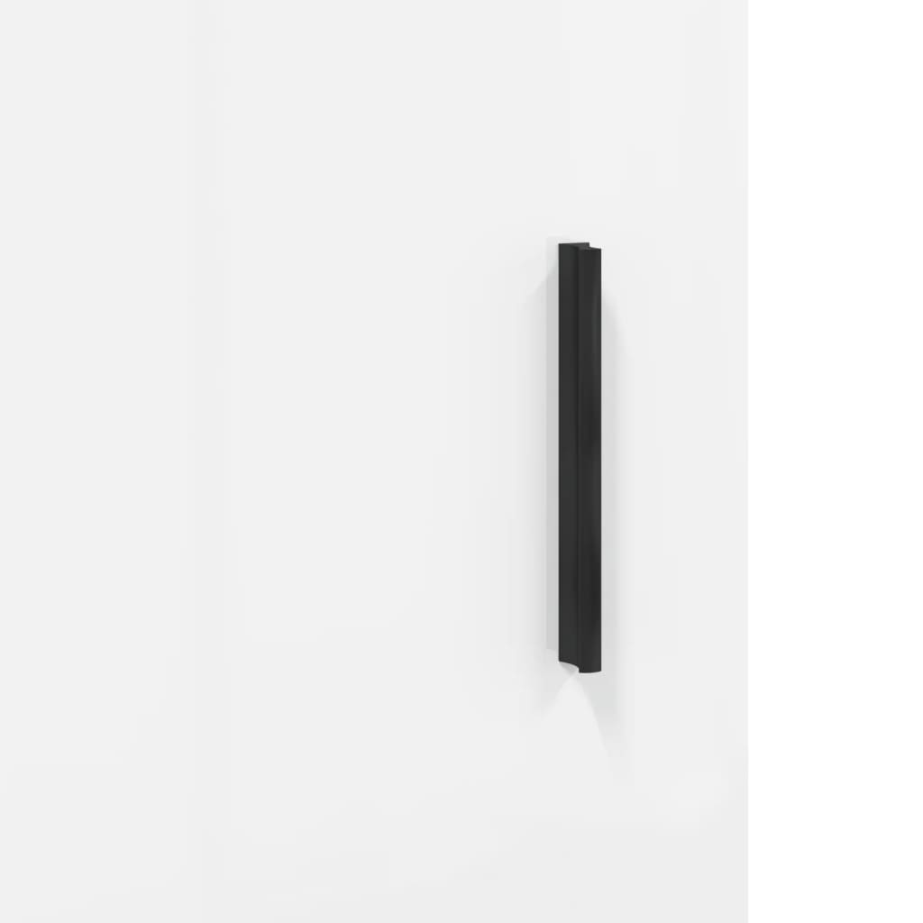 Tables de chevet 2 pcs blanc brillant 40x40x50 cm - XIOS