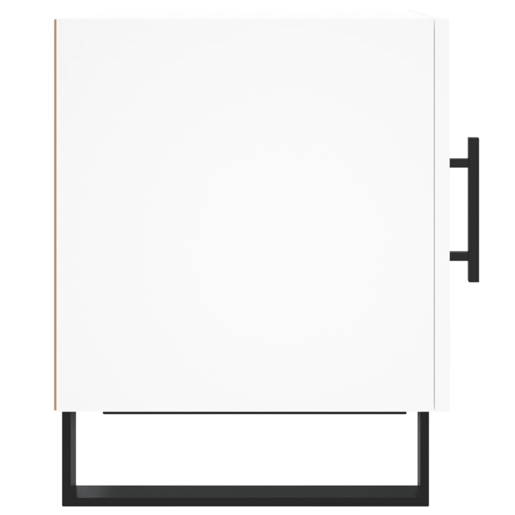 Tables de chevet 2 pcs blanc 40x40x50 cm bois d’ingénierie - XIOS