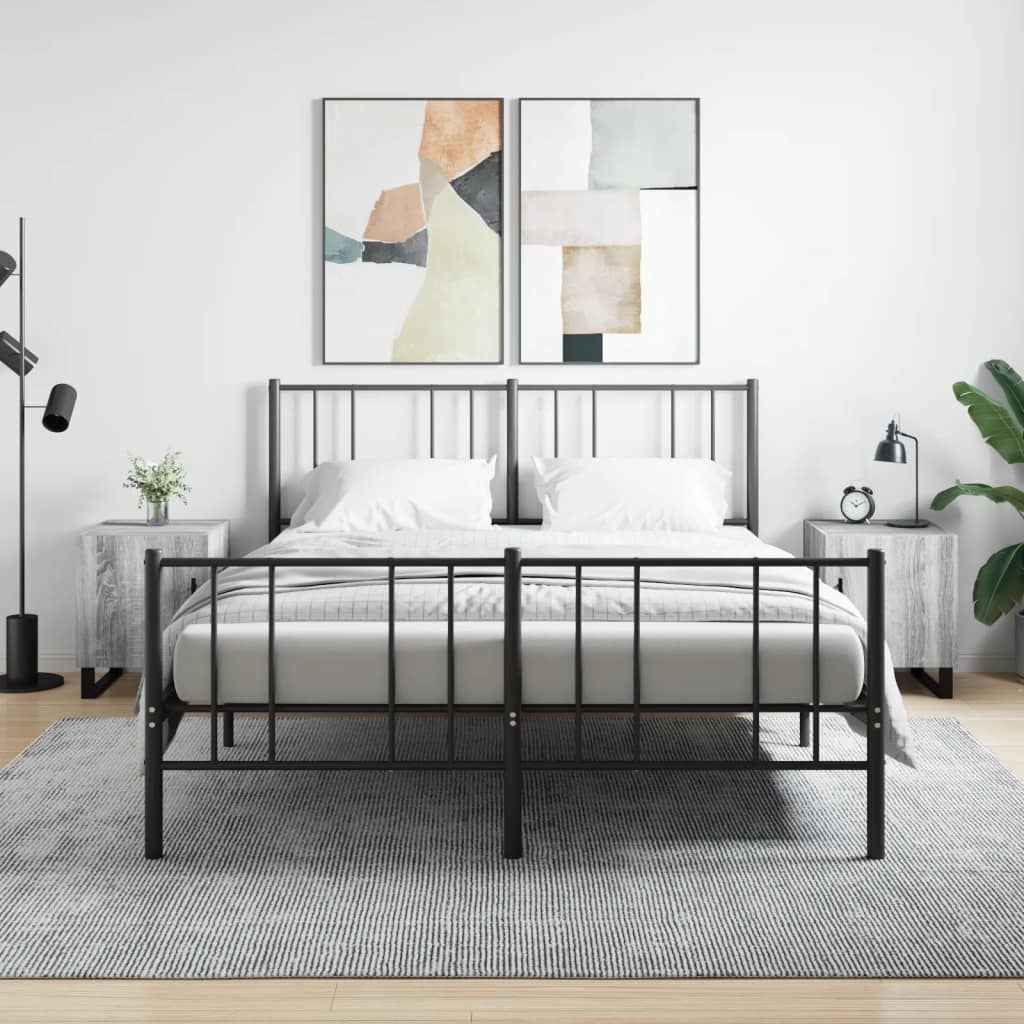 Tables de chevet 2 pcs sonoma gris 40x40x50cm bois d'ingénierie - XIOS