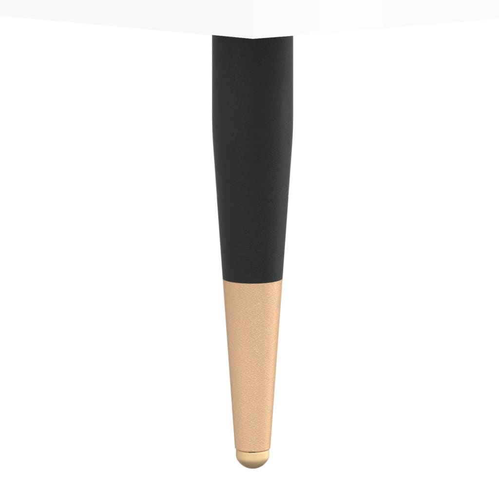 Table de chevet gris béton 40x40x66 cm bois d'ingénierie - XIOS