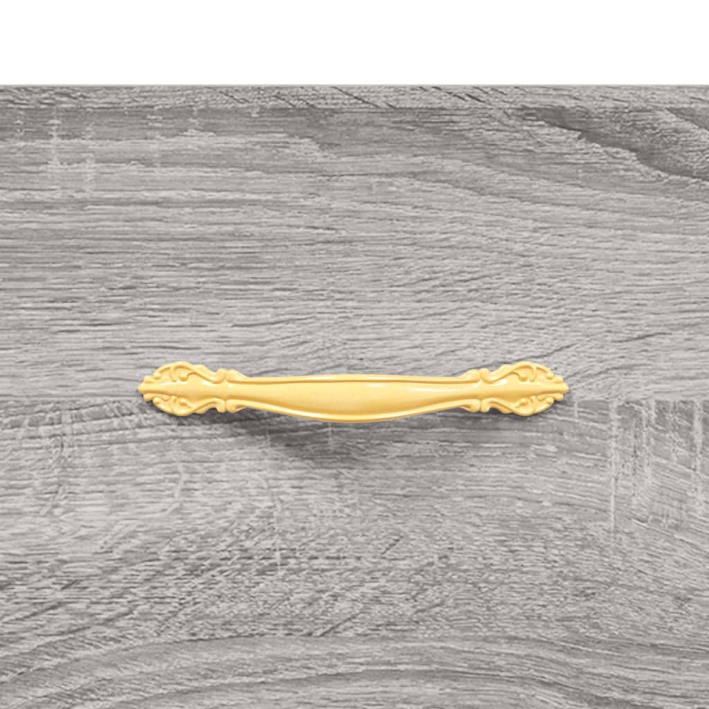 Table de chevet sonoma gris 40x40x66 cm bois d'ingénierie - XIOS