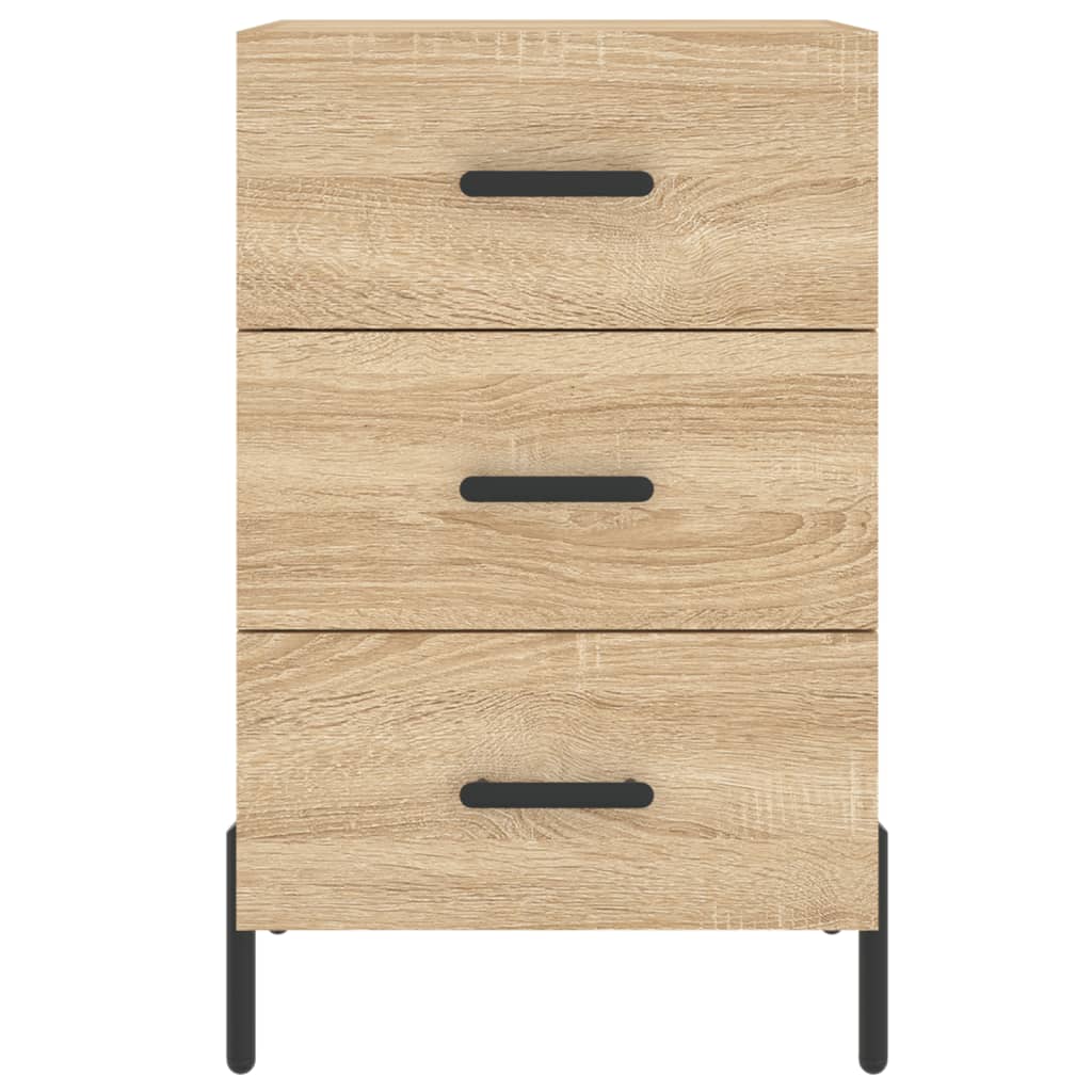 Table de chevet chêne sonoma 40x40x66 cm bois d'ingénierie - XIOS