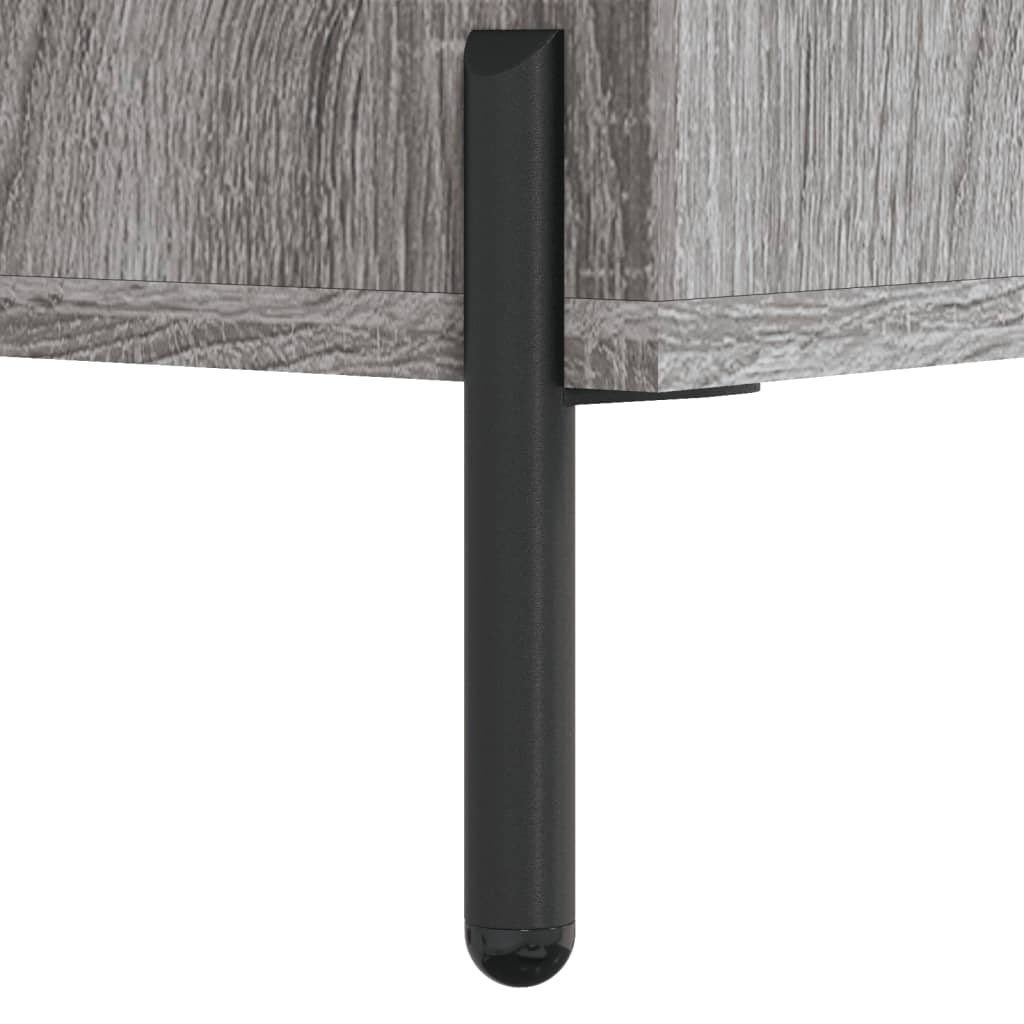 Table de chevet sonoma gris 40x40x66 cm bois d'ingénierie - XIOS