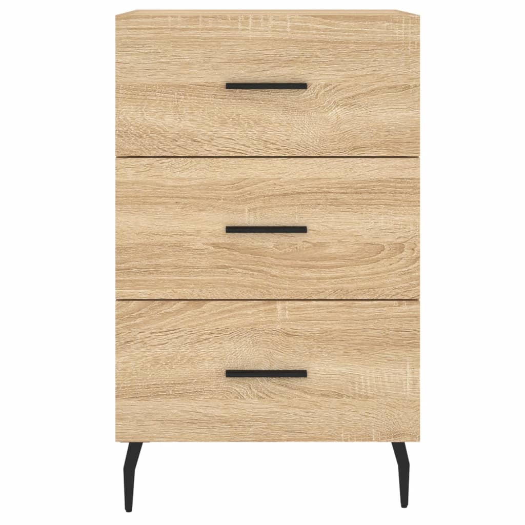 Table de chevet chêne sonoma 40x40x66 cm bois d'ingénierie - XIOS